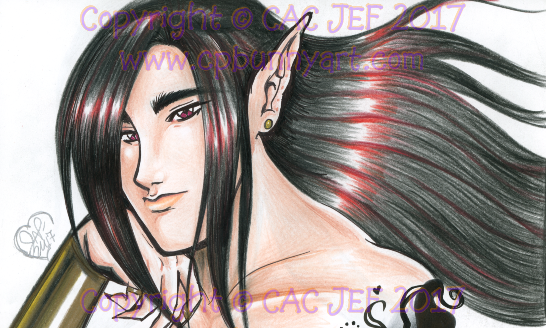 Alayer being pretty